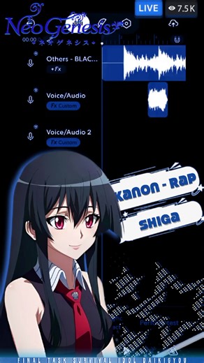 ─•─•─•─•─⋆⋅☆⋅⋆─•─•─•─•─ ⌕ Neogenesis survival ⌗◟FINAL TASK◝ ♬ Now playing : -- (CTH : Kill This Love jp ver - Balackpink) 𝅘𝅥𝅮 .⋆♱NAMA: KANON ୁׄASAL: SHIGA ୁׄDIVISI : RAPP ୁׄFACECLAIM: AKAME ─•─•─•─•─⋆⋅☆⋅⋆─•─•─•─•─ ୁׄpesan untuk para penggemar : bagi yang sudah mendukung aku makasih banyak ya meskipun kalau aku ga lolos mungkin emang seharusnya #fyppppppppppppppppppppppp #finaltaskneogenesis #neogenesissurvival #daikiyou_club #daikigyou_survival