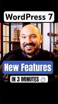 WordPress 7.0 New Features in 3 minutes