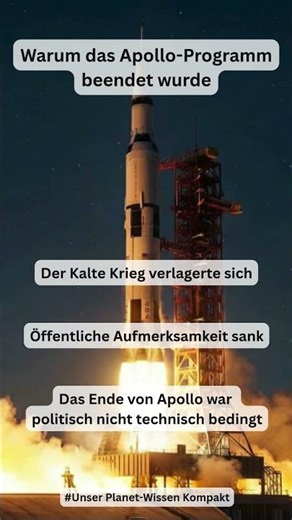 Warum NASA die Mondmissionen wirklich stoppte!