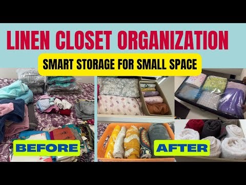 Linen Closet Organization: 10 Smart Storage Tips & Space-Saving Hacks.