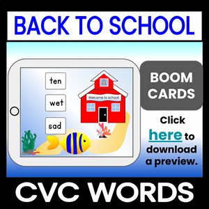 Reading CVC and Short Vowel Words | Back to School