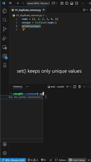 Python Tip #1 – Remove Duplicates from a List