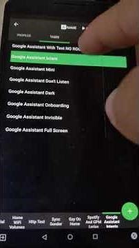 Tasker - Google Assistant Modes