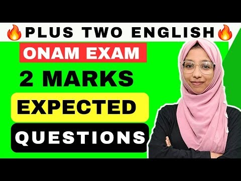 🚨ഈ ചോദ്യങ്ങൾ ഉറപ്പായും പഠിക്കാണം📌Plus Two English-Must Study Important 2 Marks Questions and Answers