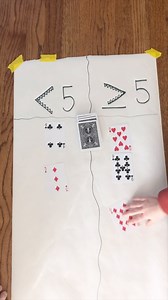 41 reactions | If you have a little one working on numbers to 10 and number sense, try this simple, hands-on activity! Grab a deck of cards and have your child sort cards less than 5 and cards equal to and greater than 5. You can remove the face cards if you wish, or have them equal to 10. Save this idea to try! #numbersense #preschoolmath #prekmath #kindermath #handsonactivities | Stay at Home Activity Mom | Facebook