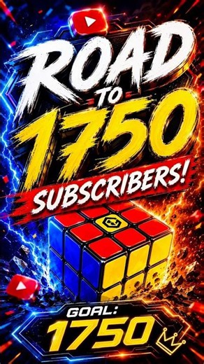 Road to 1.75k! #rubikscube #cubing #speedcubing