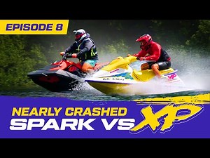 ⚠️NEARLY CRASHED!⚠️ RACE 🏁Seadoo XP VS Spark TRIXX | 158 Tattershall | Seadoo XP 717cc 1995 | Ep8