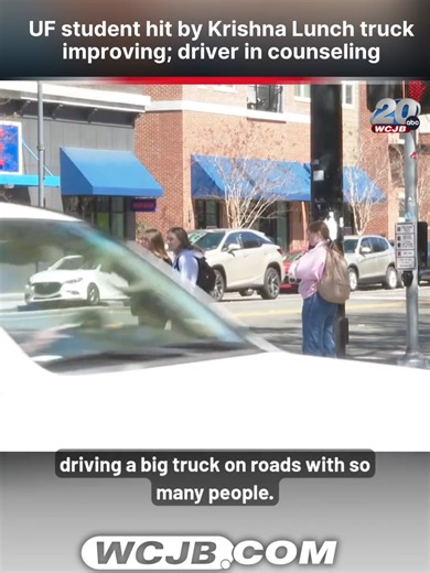 UF Student Injured in Krishna Lunch Box Truck Accident Improving