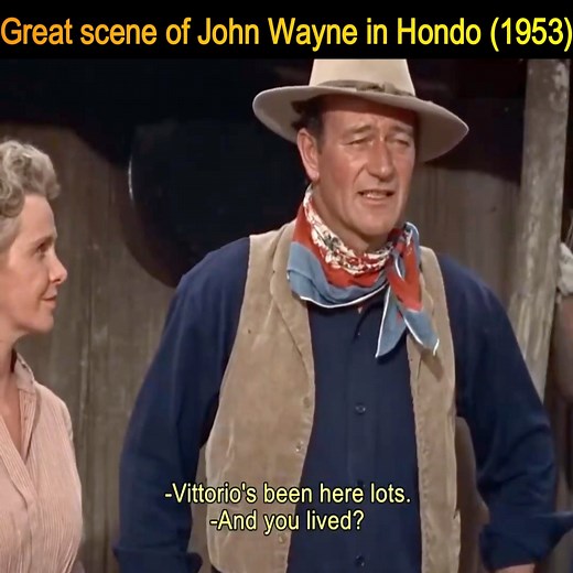Great scene of John Wayne in Hondo (1953) | Azul Mcmillan
