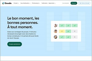 Doodle (gratuit) : l'outil star de planification de réunion