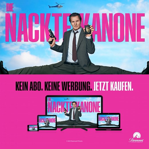 Keine Skrupel, kein Abo, keine Werbung, aber unendlich komisch: Das ist DIE NACKTE KANONE bei euch zuhause | Paramount Home Entertainment Germany