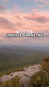My weekend Itinerary👇🏼 📍Linville Gorge, NC 🌿This hidden gem is located between North Carolina’s famous Grandfather Mountain and Asheville. This spot is accessible from the Blue Ridge Parkway or nearby roadways making it great for all season. 🏕️ Camping is free! Enjoy your own primitive camp site along the ridge lines of the gorge. There are several sites on either Old North Carolina 105 or Table Rock Road. Be sure to leave no trace and only utilize sites that have been clearly defined. 🧺 W