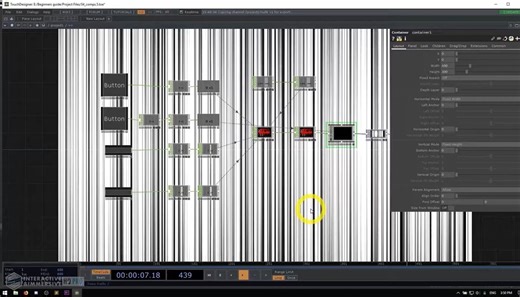 touchdesigner中DAT元件基础教程|slider 通过text、table DAT切换文字内容及颜色效果