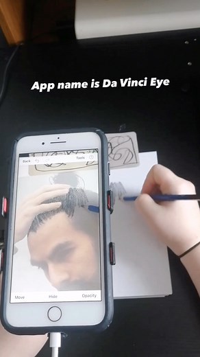 Art & Architecture on Instagram: "AR Art Projector App by Da Vinci Eye @davincieye uses augmented reality to overlay *any* image from your phone onto any physical surface, not just paper, so you can easily trace it! #augmentedrealitydrawing #drawing #davincieyeapp #sketch #portrait #sketching #sketchingdaily #architects_need"