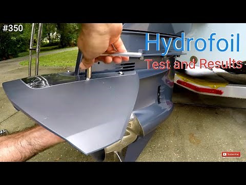 Installing and Testing SE Sport 300 Hydrofoil Crooked PilotHouse Boat