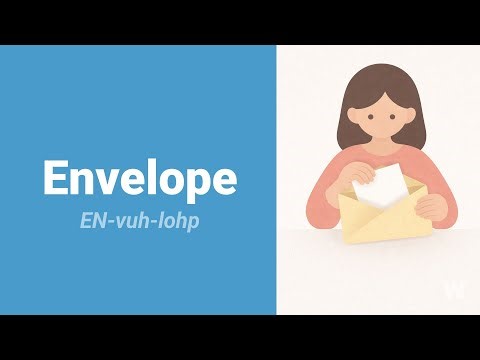How to Pronounce Envelope?