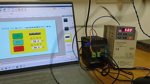 永宏PLC通过CB55485扩展板同时实现与触摸屏和变频器通讯