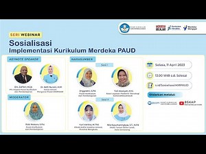 Webinar Sosialisasi Implementasi Kurikulum Merdeka PAUD
