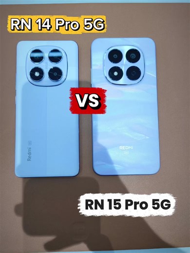 Redmi Note 14 Pro 5G vs Redmi Note 15 Pro 5G Comparison