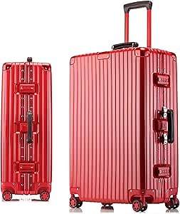 Large Luggage Hard Shell Suitcases Tsa Approved Carry on Luggage Hardside Suitcases with Wheels,Red,20in