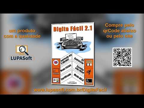 Digita Fácil | Aprenda a digitar em 45 dias | Digite sem olhar para o teclado |