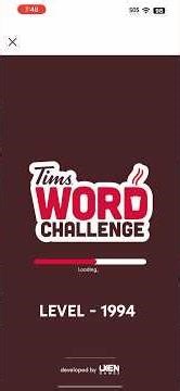 LEVEL - 1994, Tims Word Challenge Level 1994, Tims Word Level 1994, Tims Word 1994, #NewVideo