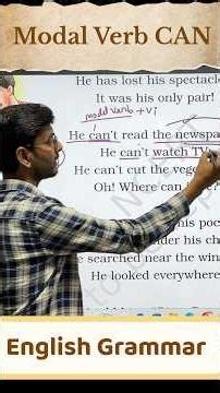 Modal Verb - CAN | Use of Can | English Grammar | Kaushal Sir | English Point