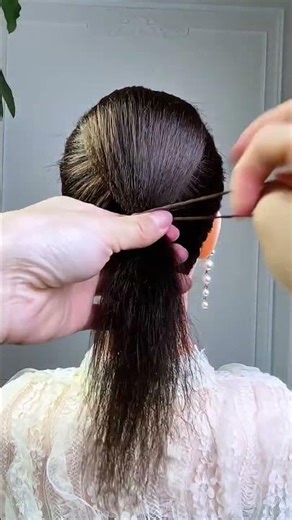 #Simple and pretty hairstyles #Even beginners can learn this #hairtutorial #hairstyle #shortvideo