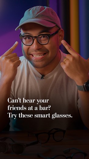 Can't hear your friends at a bar? Try these smart glasses.