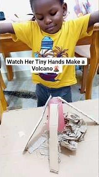 How to Make a Volcano at Home//DIY Volcano at Home