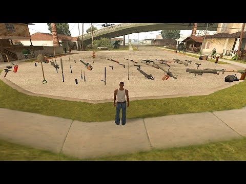 How To Get All The Weapons At The Beginning In Gta San Andreas (Locations)