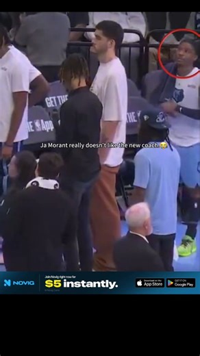 Rimms on Instagram: "Ja Morant really doesn’t like the new coach 😬🧠 You can see it in the body language, the subtle eye rolls, the energy on the court. Ja thrives on freedom, creativity, and pacing that lets him explode. The new system? It’s structured, rigid, and sometimes stifles that natural instinct. When a player that electric feels constrained, tension shows—not in big arguments necessarily, but in the way effort, communication, and focus shifts slightly. It’s the quiet kind of frustrati