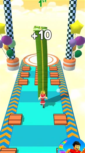 Unstoppable Santa Girl in Shortcut Run #shortcutrun