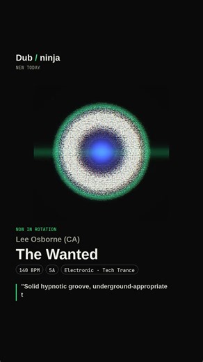 Lee Osborne (CA) — The Wanted | Techno (Raw / Deep / Hypnotic) #Shorts