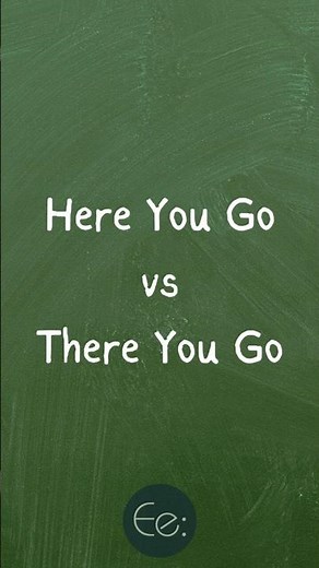Here You Go vs There You Go 🤔 What’s the Difference? #English #phrases #words #difference #meaning