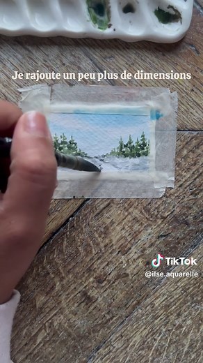 Peinture d’hiver à l’aquarelle pour débutants