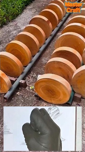 From raw log to the perfect cutting board! 🪵🔪