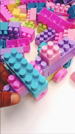 Satisfying to make a motorbike from Lego blocks DIY #lego #buildingblocks #shorts