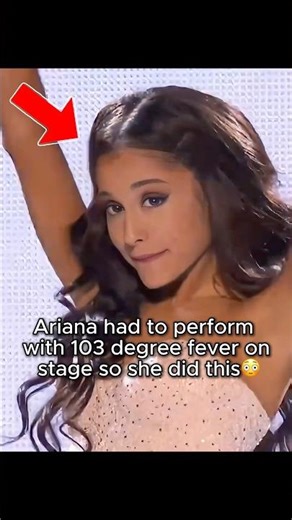 When Ariana Grande had to perform with 103 degree FEVER #shorts #wicked #arianagrande