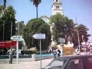Le centre-ville de Béja. Tunisie