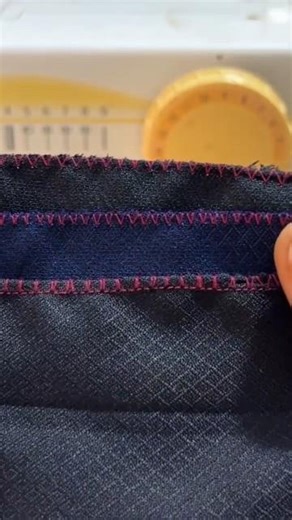 Sew raw/rough edges on any fabric without an overlocker
