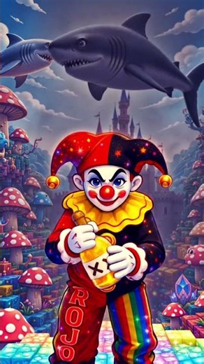 Clown walking around #rojo #sandiego #losangeles #venice #viral #funny #animation Rojo clown
