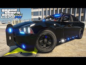GTA 5 Police Mods - NEW - Unmarked Dodge Charger ( #LSPDFR )