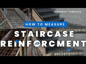Automated Staircase Reinforcement Takeoff: Planswift Template