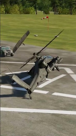 Helicopter Dynamic Rollover #shortsvideo
