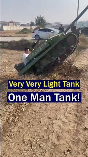 This Dude Builds His Own Mini Tank!