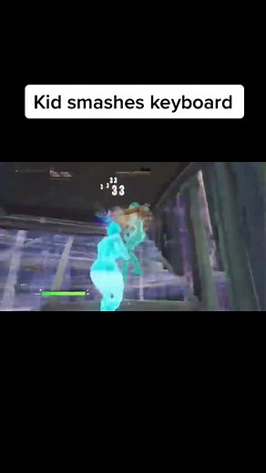 Kid Smashes Keyboard in Fortnite Rage Moment