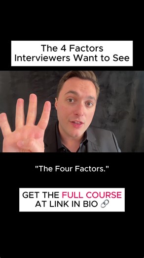 Get my course on INTERVIEWING SKILLS for law students at the link in bio 🔗 In this preview, I list The 4 Factors that interviewers are looking for in law student candidates when considering them for jobs, summer associate positions, and jobs: smart, personable, thoughtful, and prepared. Get the course to learn more about how to best demonstrate each of these factors to wow interviewers and get the jobs and internships of your dreams! #lawschoolcoach #interviewtips #jobapplication #lawstudent #o
