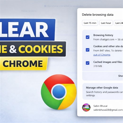 Education28 Sabin | How to Delete Cookies and Cache in Chrome (Step-by-Step) #GoogleChrome #ClearCache #DeleteCookies #BrowserFix #ChromeError #TechSupport... | Instagram