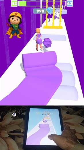 fabric run 🤾🏻‍♀️👩🏻‍🦰 amazing mobile game play level-42 #shorts #tootalgaming69 #viralgames